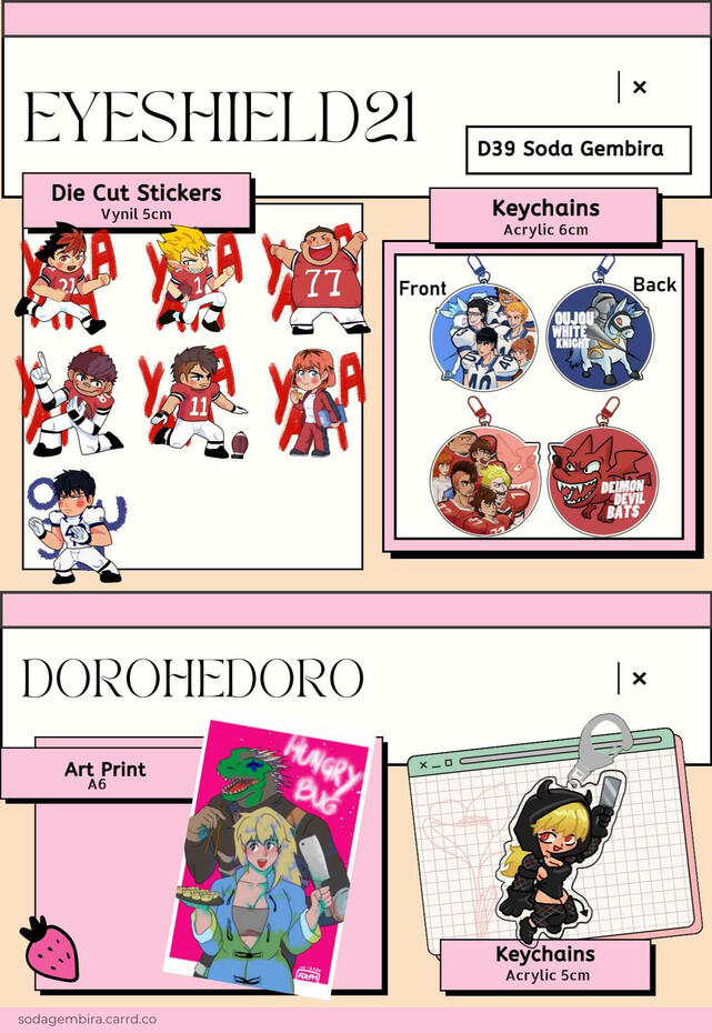 Eyeshield21 and Dorohedoro